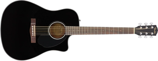 Fender - CD-60SCE Dreadnought, Walnut Fingerboard - Black