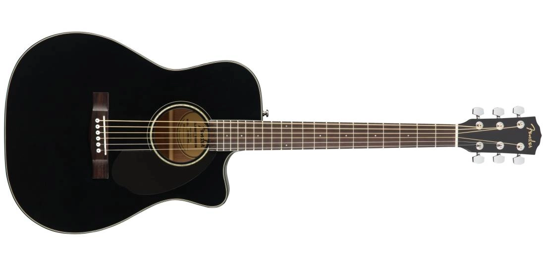 CC-60SCE Concert Acoustic/Electric Guitar - Black