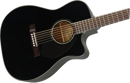 CC-60SCE Concert Acoustic/Electric Guitar - Black