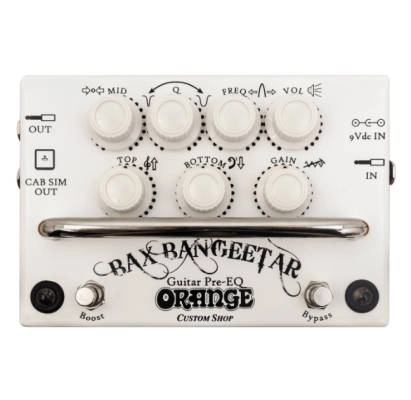 Orange Amplifiers - Bax Bangeetar Guitar Pre-EQ Pedal - White