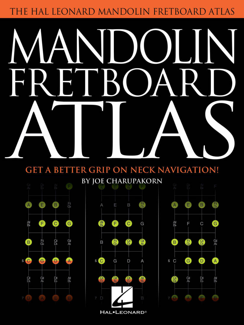Mandolin Fretboard Atlas - Charupakorn - Book