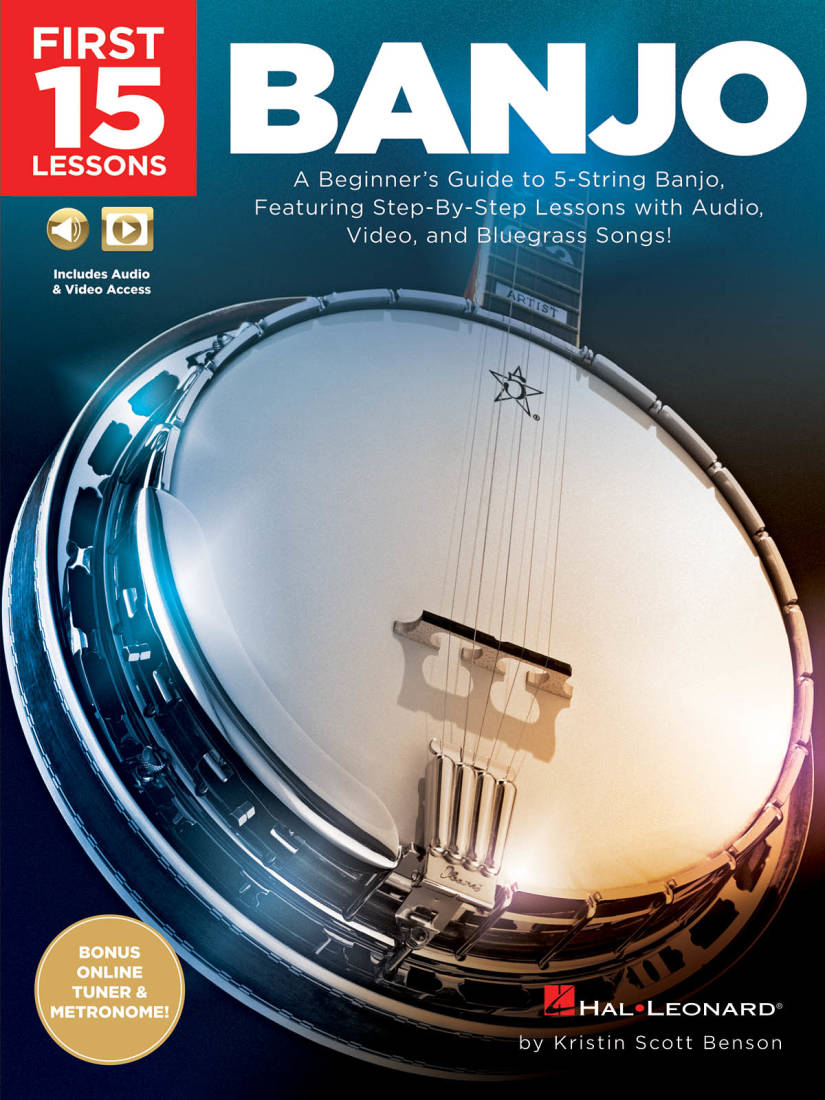 First 15 Lessons: Banjo - Benson - Book/Media Online