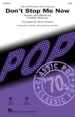 Hal Leonard - Dont Stop Me Now - Queen/Brymer - SATB