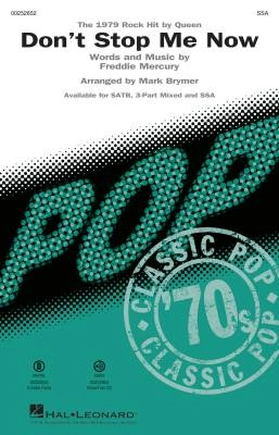 Hal Leonard - Dont Stop Me Now - Queen/Brymer - SSA