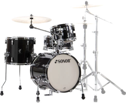 Sonor - AQ2 Safari 4-Piece Shell Pack (16,13,10,SD) - Transparent Stain Black