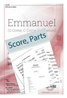 The Lorenz Corporation - Emmanuel (O Come, O Come Emmanuel) - Neale/Smith/Shackley - Section Rythme - Score/Parties