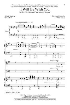 I Will Be with You - Raney - SATB