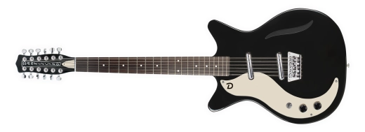 \'59 Vintage 12 String Electric Guitar, Left-Handed - Black