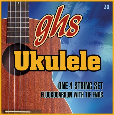 GHS Strings - H-20 Fluorocarbon Ukulele Strings for Soprano/Concert