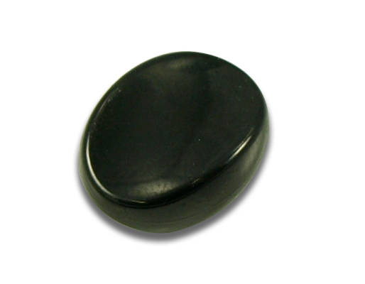 Butterbean Button - Black Plastic
