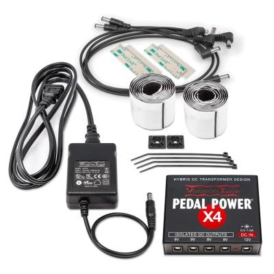 Dingbat TIny Pedalboard Power Package with Pedal Power X4