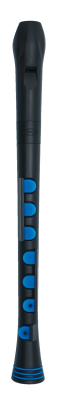 Recorder+ with Case - Baroque Fingering - Black/Blue