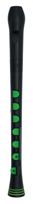Recorder+ with Case - Baroque Fingering - Black/Green