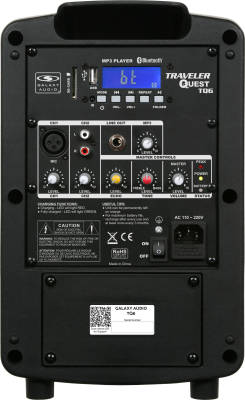 Traveler Quest 6 - 6\'\' 30W 2-Channel Battery Powered Speaker