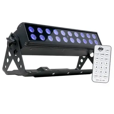 UV LED BAR20 IR - 20 x 1-Watt LED Bar with IR Remote