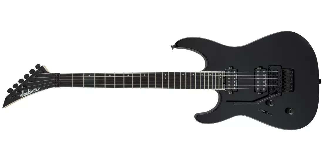 Pro Dinky DK2, Ebony Fingerboard, Left-handed - Gloss Black