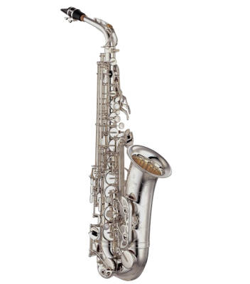 Yamaha Band - YAS-82ZII Custom Eb Alto Saxophone - Silver-Plated Finish