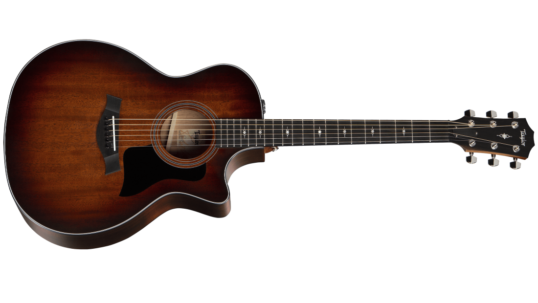 324ce Grand Auditorium Mahogany/Blackwood Cutaway Acoustic/Electric with V-Class Bracing