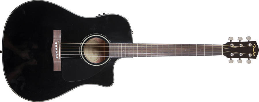 CD-60CE Acoustic/Electric - Black with Case