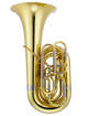 Jupiter - JTU1110 4-Valve 4/4 Tuba - Lacquered Brass w/ Case