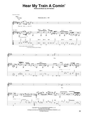 Jimi Hendrix: Both Sides of the Sky - Guitar TAB - Book
