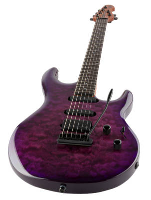 Ernie Ball Music Man Luke III BFR HSS - Quilt Top, Boysenberry Finish