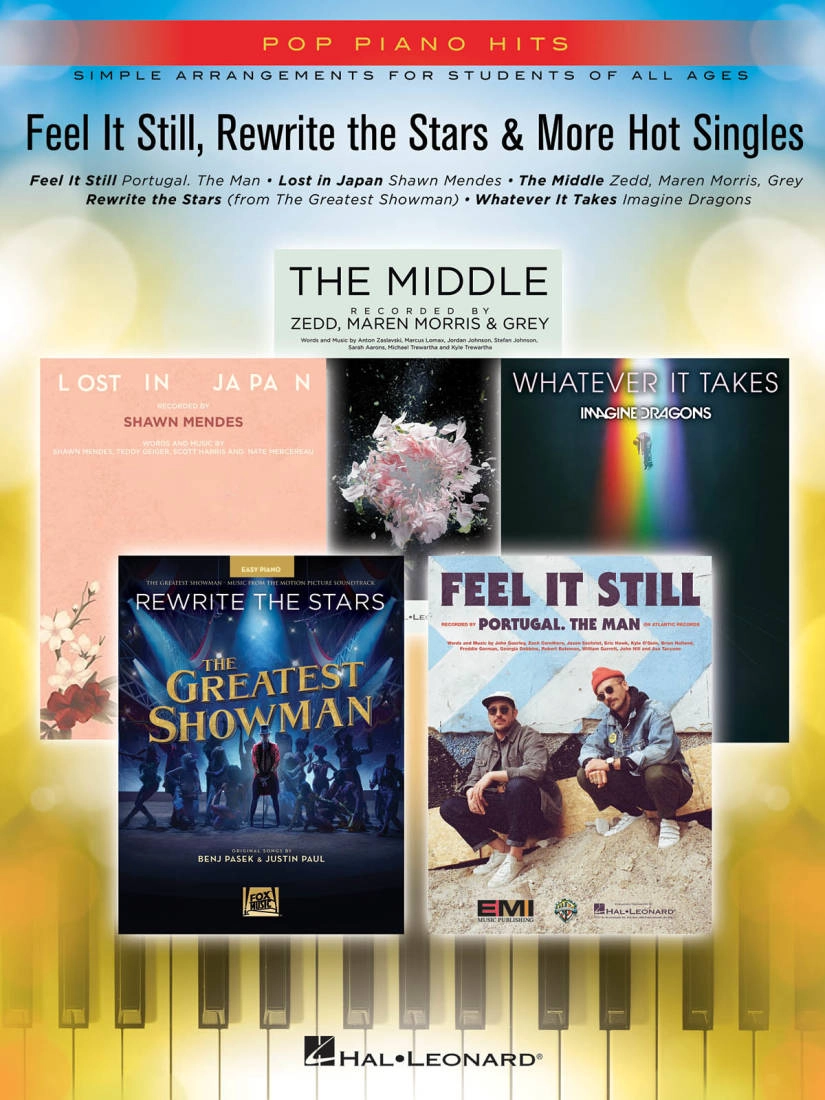 Feel It Still, Rewrite the Stars & More Hot Singles: Pop Piano Hits - Piano - Book
