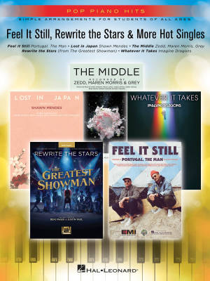 Hal Leonard - Feel It Still, Rewrite the Stars & More Hot Singles: Pop Piano Hits - Piano - Livre