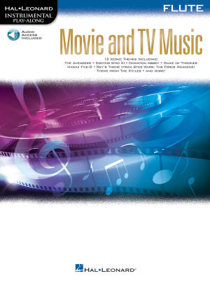 Movie and TV Music (Instrumental Play-Along) - Flute - Book/Audio Online