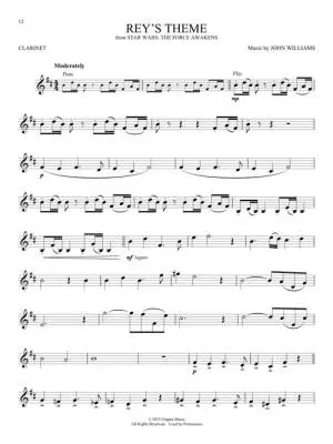 Movie and TV Music (Instrumental Play-Along) - Clarinet - Book/Audio Online