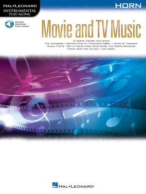 Movie and TV Music (Instrumental Play-Along) - Horn - Book/Audio Online