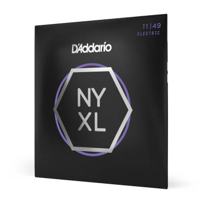 DAddario - NYXL Cordes de guitare lectrique enroules en nickel, mdium, 11-49