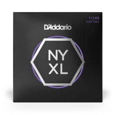 NYXL Nickel Wound Electric Guitar Strings, Medium, 11-49