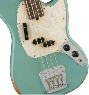 JMJ Road Worn Mustang Bass - Faded Daphne Blue