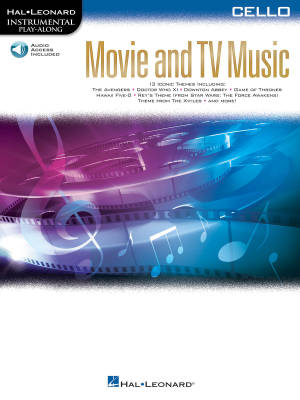 Movie and TV Music (Instrumental Play-Along) - Cello - Book/Audio Online