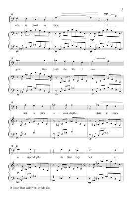 O Love That Will Not Let Me Go - Matheson/McDonald - SATB