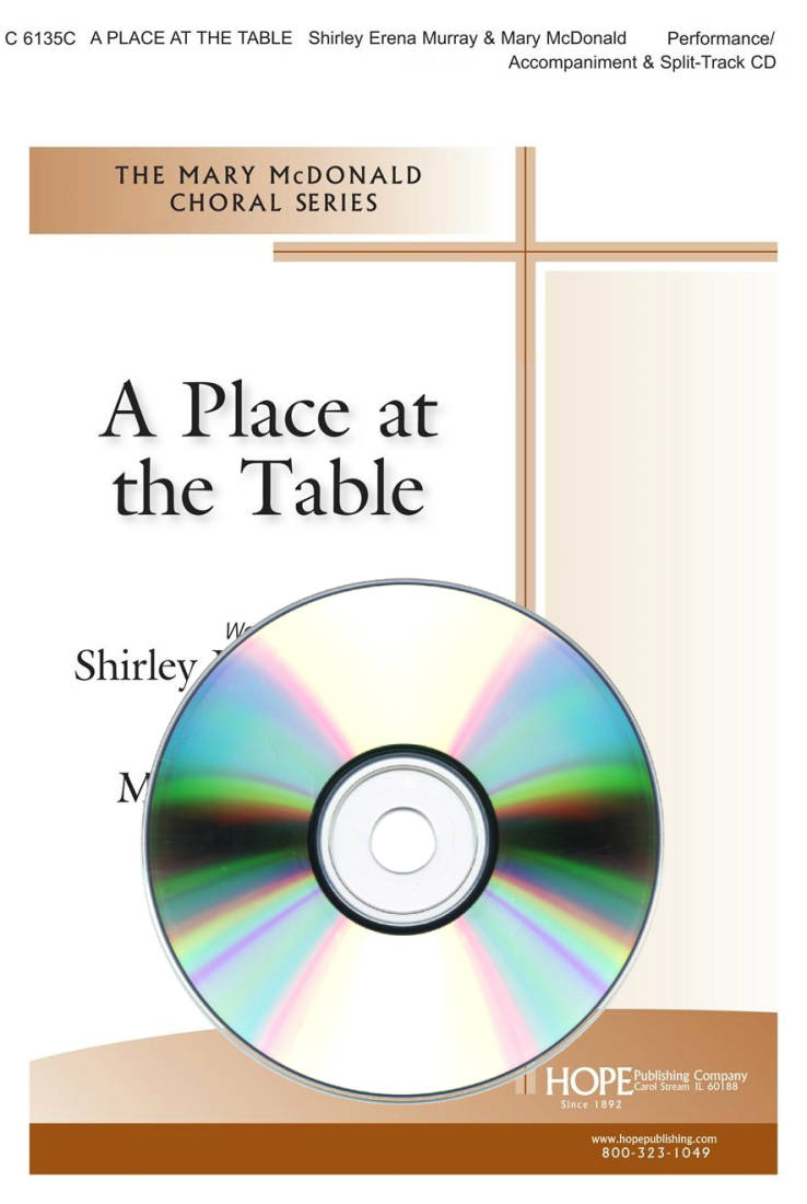 A Place at the Table - Murray/McDonald - Performance/Accompaniment CD