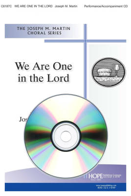 Hope Publishing Co - We Are One in the Lord - Martin - Performance/Accompaniment CD