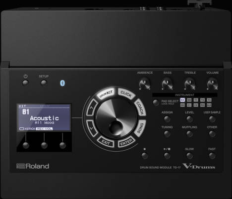 Roland TD-17 Drum Sound Module ， Black-