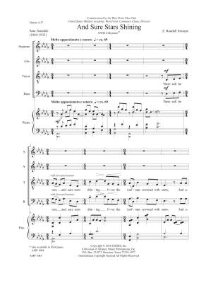 And Sure Stars Shining - Teasdale/Stroope - SATB