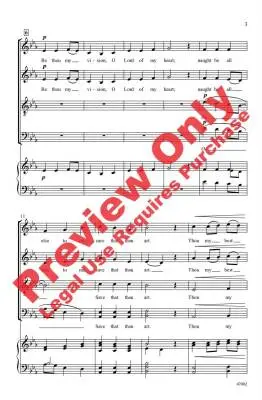Be Thou My Vision - Irish/Smith - SATB