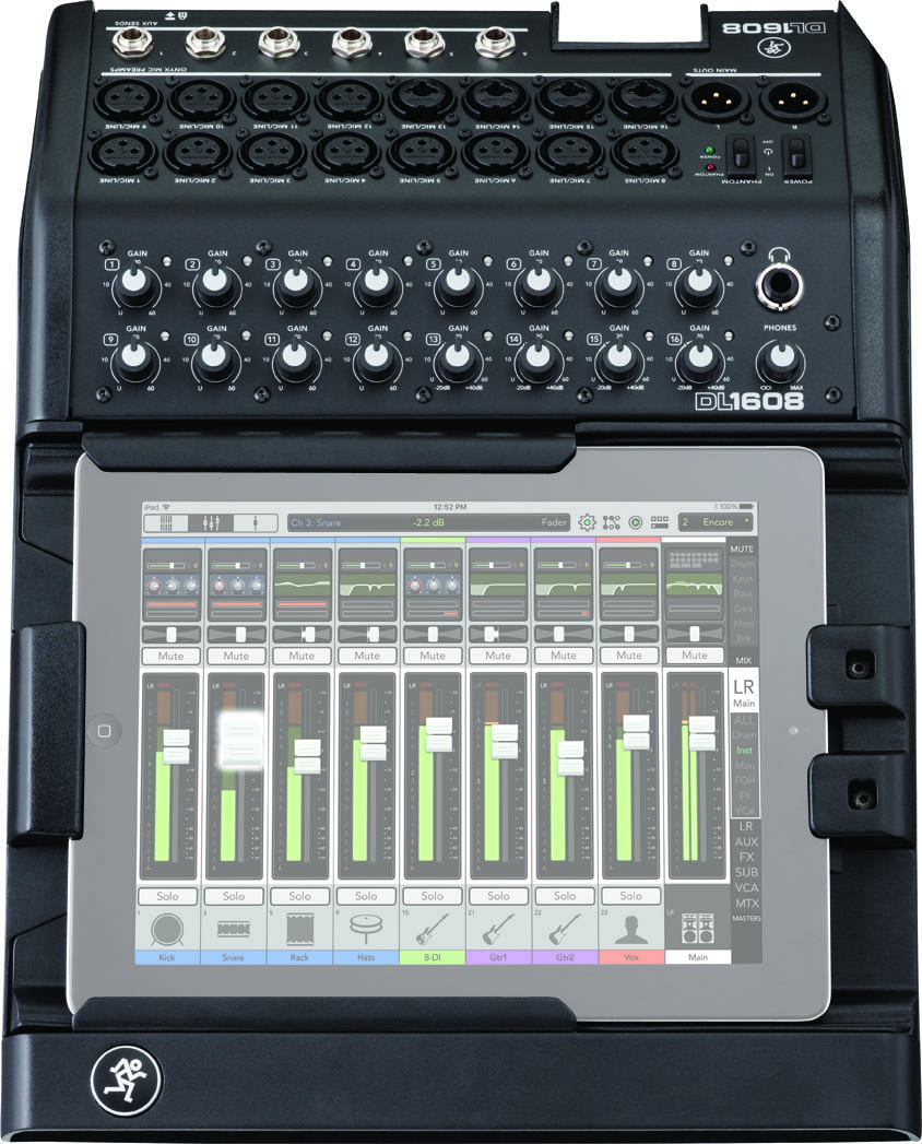 DL1608 Digital Live Sound Mixer w/Lightning Connector, iPad Controlled