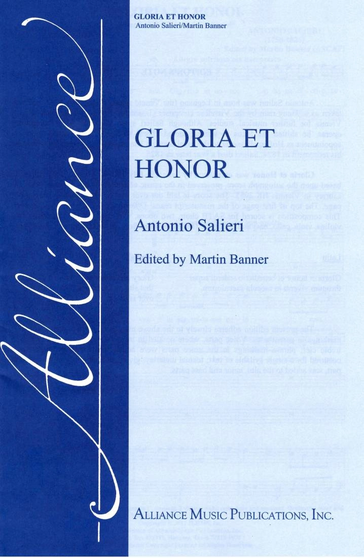 Gloria et Honor - Salieri/Banner - Orchestral Accompaniment