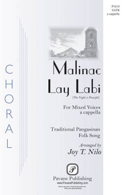 Pavane Publishing - Malinac Lay Labi - Traditional Filipino/Nilo - SATB