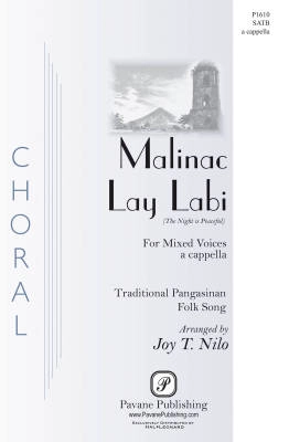 Pavane Publishing - Malinac Lay Labi - Traditional Filipino/Nilo - SATB