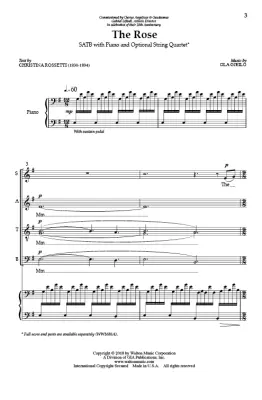 The Rose - Rossetti/Gjeilo - SATB