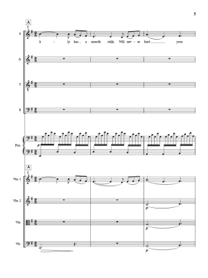 The Rose - Rossetti/Gjeilo - String Quartet (SATB) Accompaniment - Score/Parts