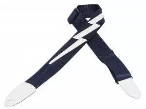2 Inch Nylon Strap with Lightning Bolt - Navy