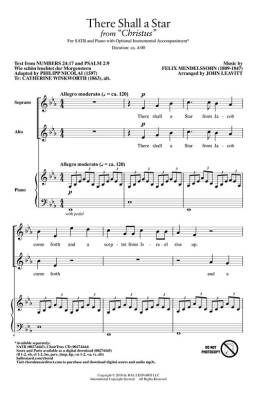 There Shall a Star (from Christus) - Mendelssohn/Leavitt - SATB