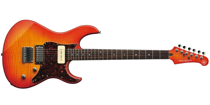 Pacifica 611 HFM Electric Guitar - Light Amber Burst